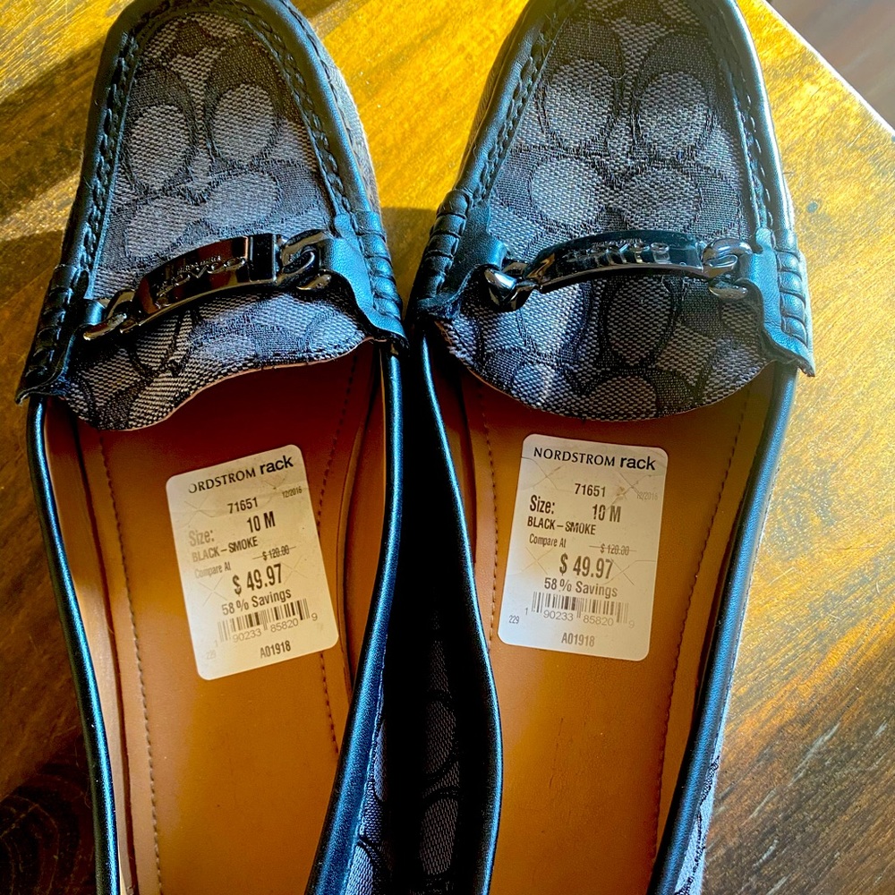 Coach loafers, great condition.